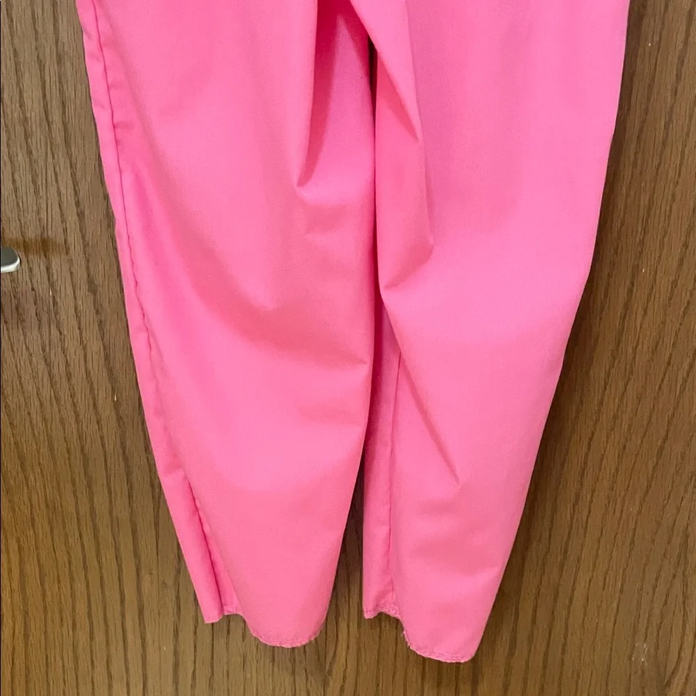 BARBIE UEC Girls Size Medium (7/8) Bright Pink Jumpsuit Costume with headband